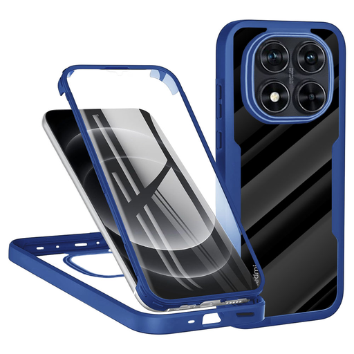 Techsuit - ColorVerse 360 Sorozat + Képernyővédő - Xiaomi Redmi Note 14 Pro 5G / Note 14 Pro+ 5G / Poco X7 - Kék tok Techsuit - ColorVerse 360 Sorozat + Képernyővédő - Xiaomi Redmi Note 14 Pro 5G / Note 14 Pro+ 5G / Poco X7 - Kék tok
