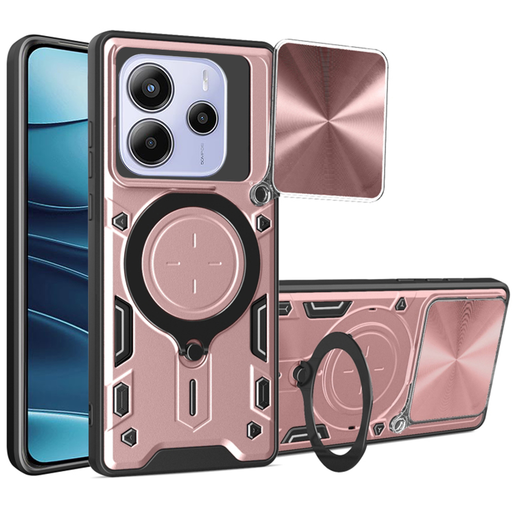 Techsuit - CamGuard Pro - Xiaomi Redmi Note 14 5G - Rózsaarany tok Techsuit - CamGuard Pro - Xiaomi Redmi Note 14 5G - Rózsaarany tok