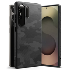  Ringke - Onyx Design - Samsung Galaxy S25 Ultra - Fekete terepmintás tok