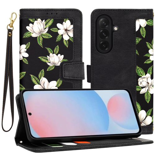 Techsuit - FlipCraft - Samsung Galaxy A56 5G - Hajnal Virágai tok Techsuit - FlipCraft - Samsung Galaxy A56 5G - Hajnal Virágai tok