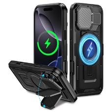  Techsuit - CamVault MagSafe - iPhone 16 Pro Max - Fekete tok