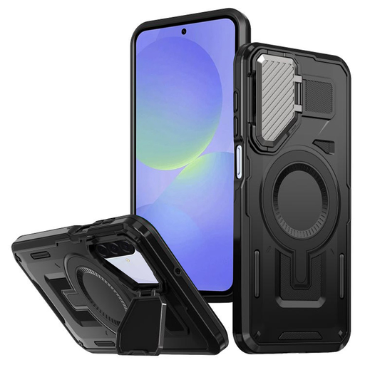 Samsung Galaxy A36 5G - Techsuit - CamVault MagSafe - Fekete tok Samsung Galaxy A36 5G - Techsuit - CamVault MagSafe - Fekete tok