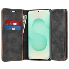  Techsuit - Kényelmes Borító - Samsung Galaxy S25 Plus - Fekete tok