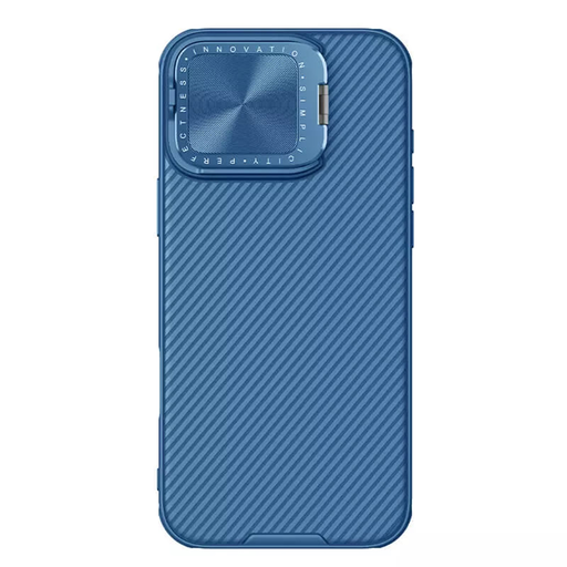 Nillkin - CamShield Prop Mágneses - iPhone 16 Pro Max - Kék tok Nillkin - CamShield Prop Mágneses - iPhone 16 Pro Max - Kék tok