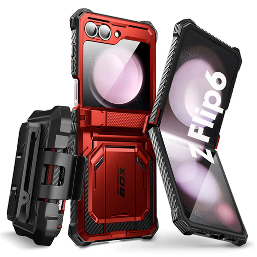 I-Blason - Armorbox - Samsung Galaxy Z Flip6 - Vörös tok I-Blason - Armorbox - Samsung Galaxy Z Flip6 - Vörös tok