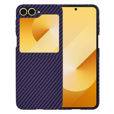  Techsuit - Karbonit Szálhéj - Samsung Galaxy Z Flip6 - Lila tok