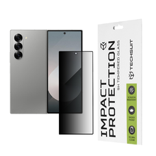  Techsuit - 111D Privacy Teljes Ragadás [Külső Képernyő] - Samsung Galaxy Z Fold6 - Fekete