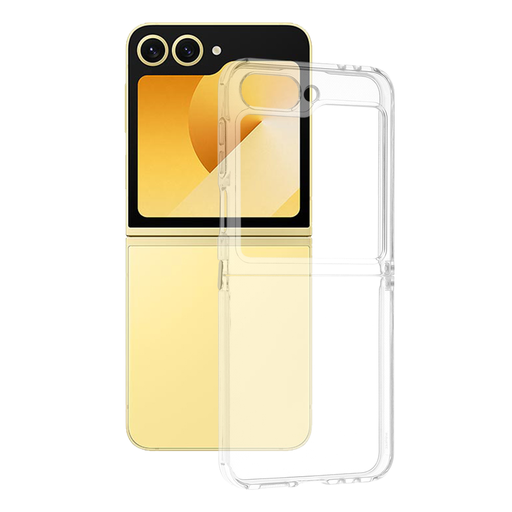 Techsuit - Priehľadný Silikón - Samsung Galaxy Z Flip6 - Priehľadné puzdro