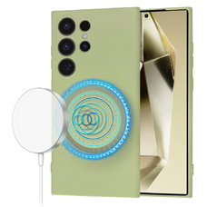  Techsuit - SoftFlex MagSafe - Samsung Galaxy S24 Ultra - Matcha tok