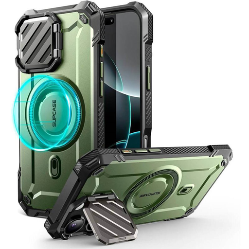 Supcase - Unicorn Beetle XT MagSafe - iPhone 16 Pro - Guldan tok Supcase - Unicorn Beetle XT MagSafe - iPhone 16 Pro - Guldan tok