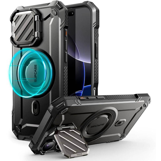 Supcase - Unicorn Beetle XT MagSafe - iPhone 16 Pro Max - Fekete tok Supcase - Unicorn Beetle XT MagSafe - iPhone 16 Pro Max - Fekete tok