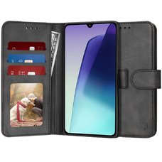  Techsuit - Naplófüzet - Xiaomi Redmi 14C / Poco C75 - Fekete tok
