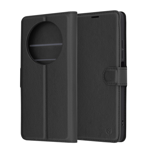 Techsuit - Bőr Tok - Xiaomi Redmi 14C / Poco C75 - Fekete tok Techsuit - Bőr Tok - Xiaomi Redmi 14C / Poco C75 - Fekete tok