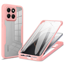  Techsuit - ColorVerse 360 Sorozat + Képernyővédő - Xiaomi 14T - Rózsaszín tok