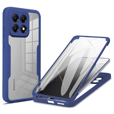  Techsuit - ColorVerse 360 sorozat + Kijelzővédő fólia - Xiaomi 14T - Kék tok