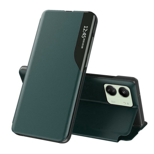 Techsuit - eFold Sorozat - Xiaomi Redmi 13C 4G / 13C 5G / Poco M6 / C65 - Sötétzöld tok Techsuit - eFold Sorozat - Xiaomi Redmi 13C 4G / 13C 5G / Poco M6 / C65 - Sötétzöld tok
