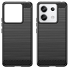  Techsuit - Szénszilikon - Xiaomi Redmi 13C 4G / 13C 5G / Poco M6 / C65 - Fekete tok - 0. kép