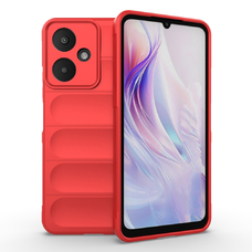  Techsuit - Varázspajzs - Xiaomi Redmi 13C 5G / Poco M6 - Piros tok