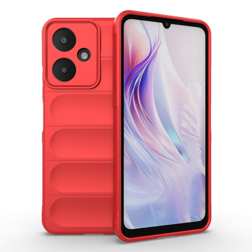Techsuit - Varázspajzs - Xiaomi Redmi 13C 5G / Poco M6 - Piros tok Techsuit - Varázspajzs - Xiaomi Redmi 13C 5G / Poco M6 - Piros tok