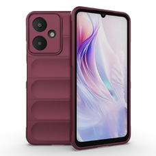 Techsuit - Varázspajzs - Xiaomi Redmi 13C 5G / Poco M6 - Bordeaux tok