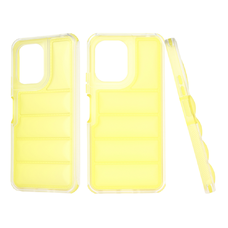  Techsuit - Hullámpajzs - Xiaomi Redmi 13C 4G / 13C 5G / Poco M6 / C65 - Sárga tok