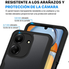  Techsuit - ColorVerse 360 Sorozat + Képernyővédő - Xiaomi Redmi 13C 4G / Poco C65 - Fekete tok - 2. kép