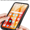  Techsuit - ColorVerse 360 sorozat + képernyővédő - Xiaomi Redmi 13C 4G / Poco C65 - Kék tok - 1. kép