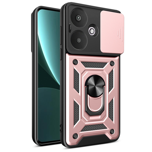 Techsuit - CamShield sorozat - Xiaomi Redmi 13C 5G / Poco M6 - Rózsa arany tok Techsuit - CamShield sorozat - Xiaomi Redmi 13C 5G / Poco M6 - Rózsa arany tok