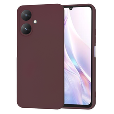  Techsuit - SoftFlex - Xiaomi Redmi 13C 5G / Poco M6 - Szilvaszínű Piros tok