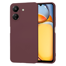  Techsuit - SoftFlex - Xiaomi Redmi 13C 4G / Poco C65 - Szilvaszínű piros tok