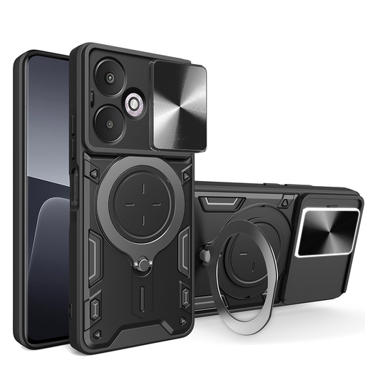 Techsuit - CamGuard Pro - Xiaomi Redmi 13C 5G / Poco M6 - Fekete tok Techsuit - CamGuard Pro - Xiaomi Redmi 13C 5G / Poco M6 - Fekete tok