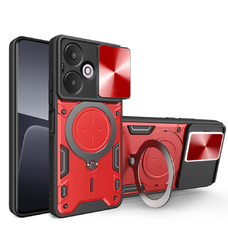  Techsuit - CamGuard Pro - Xiaomi Redmi 13C 5G / Poco M6 - Piros tok