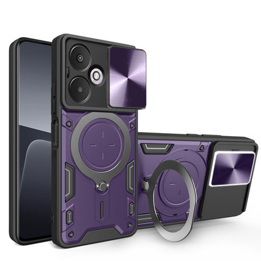 Techsuit - CamGuard Pro - Xiaomi Redmi 13C 5G / Poco M6 - Lila tok Techsuit - CamGuard Pro - Xiaomi Redmi 13C 5G / Poco M6 - Lila tok