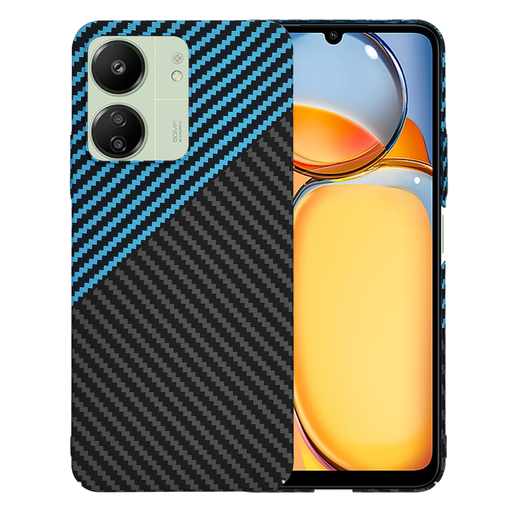 Techsuit - Karbonit Szálhéj - Xiaomi Redmi 13C 4G / 13C 5G / Poco M6 / C65 - Kék Pulzus tok Techsuit - Karbonit Szálhéj - Xiaomi Redmi 13C 4G / 13C 5G / Poco M6 / C65 - Kék Pulzus tok