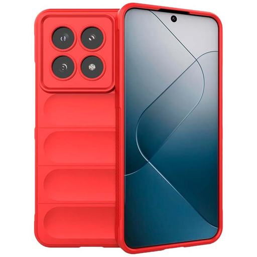 Techsuit - Varázspajzs - Xiaomi 14T Pro - Piros tok Techsuit - Varázspajzs - Xiaomi 14T Pro - Piros tok