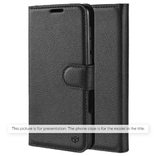  Techsuit - Bőr Folio - Xiaomi 15 Pro - Fekete tok