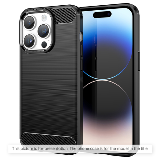 Techsuit - Karbonszilikon - Xiaomi 15 Pro - Fekete tok Techsuit - Karbonszilikon - Xiaomi 15 Pro - Fekete tok
