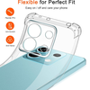  Techsuit - Ütésálló Átlátszó Szilikon - Xiaomi 15 - Átlátszó tok - 1. kép