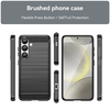  Techsuit - Karbon Szilikon - Samsung Galaxy S25 - Fekete tok - 4. kép