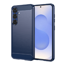  Techsuit - Szénszálas szilikon - Samsung Galaxy S25 - Kék tok
