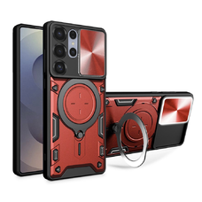  Techsuit - CamGuard Pro - Samsung Galaxy S25 Ultra - Piros tok