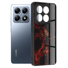  Techsuit - Glaze Sorozat - Xiaomi 14T Pro - Vörös Köd tok