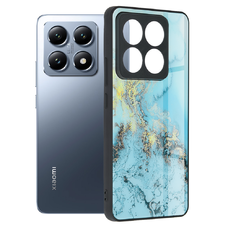  Techsuit - Glaze Sorozat - Xiaomi 14T Pro - Kék Óceán tok