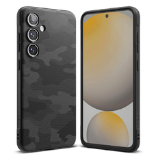  Ringke - Onyx Design - Samsung Galaxy S24 FE - Fekete terepmintás tok