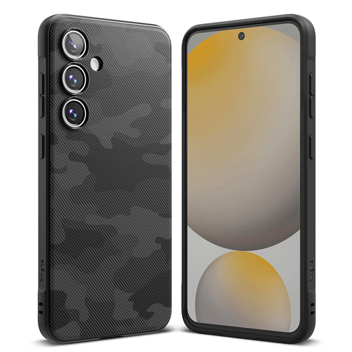 Ringke - Onyx Design - Samsung Galaxy S24 FE - Fekete terepmintás tok Ringke - Onyx Design - Samsung Galaxy S24 FE - Fekete terepmintás tok