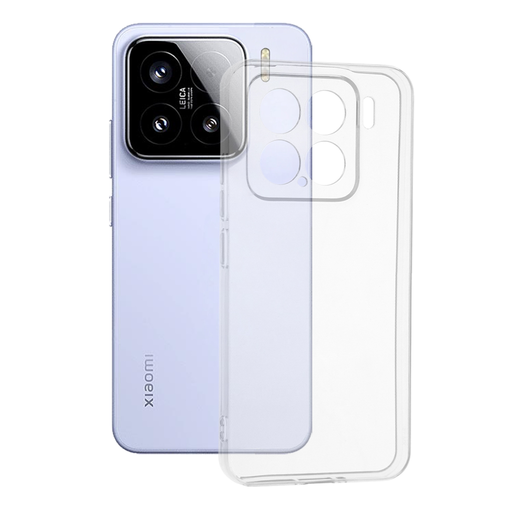Techsuit - Átlátszó Szilikon - Xiaomi 15 - Átlátszó tok Techsuit - Átlátszó Szilikon - Xiaomi 15 - Átlátszó tok