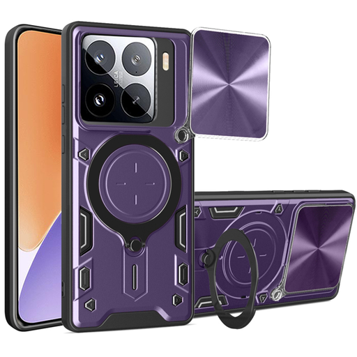 Techsuit - CamGuard Pro - Xiaomi 15 - Lila tok Techsuit - CamGuard Pro - Xiaomi 15 - Lila tok