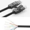 Ugreen Ethernet patchcord kábel RJ45 Cat 6 UTP 1000Mbps 3m fekete (NW101 50186) - 2. kép