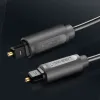 Ugreen Toslink SPDIF optikai audio kábel 2m szürke (70892) - 1. kép