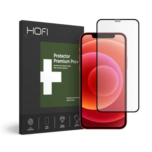 HOFI GLASS PRO+ kijelzővédő üvegfólia iPhone 12 mini fekete